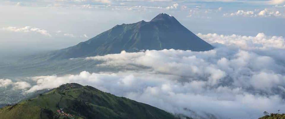 Endonezya’daki Merapi Dağı